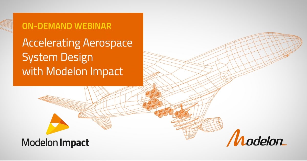 Aerospace System Design with Modelon Impact