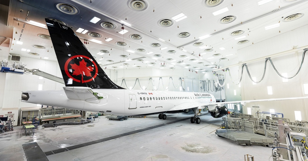 Air Canada’s first Airbus A220 Revealed